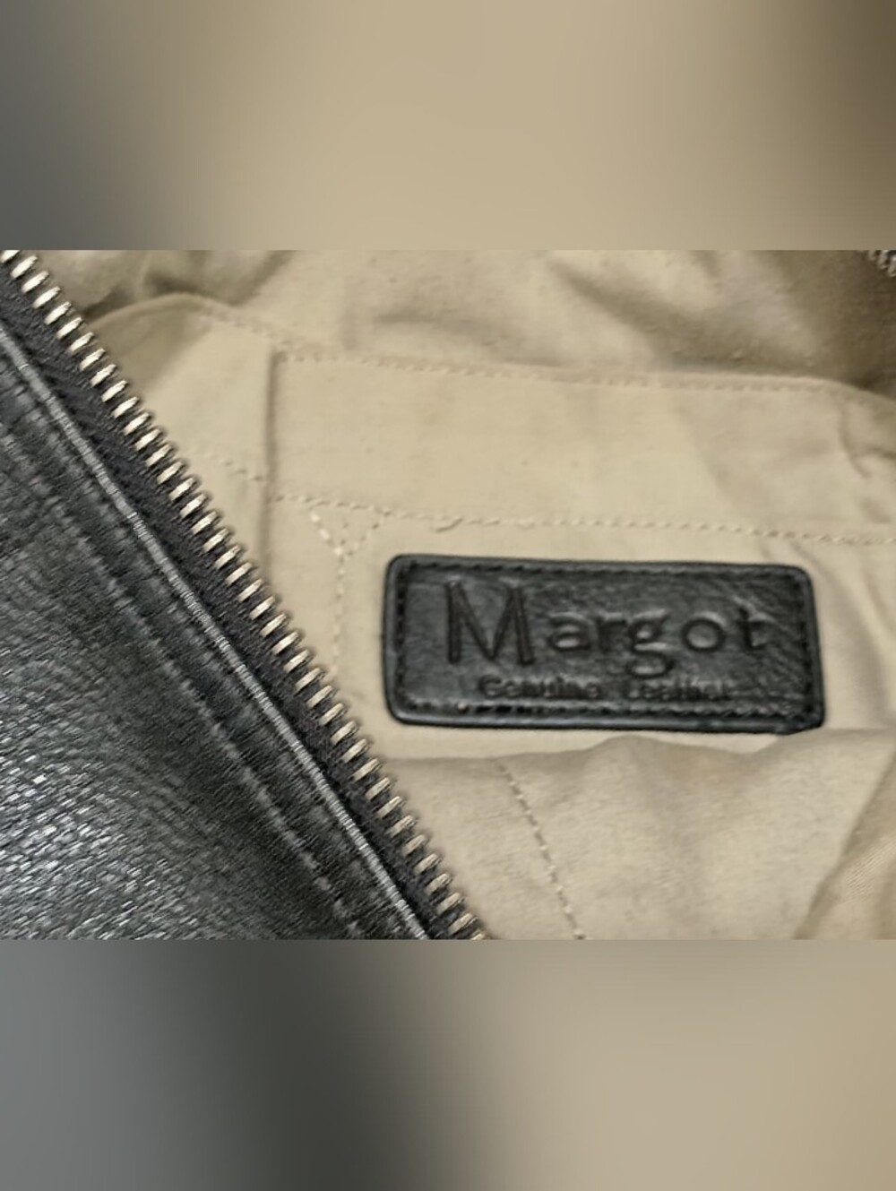 Margot Black Leather Slim Crossbody Bag - Picture 4 of 6